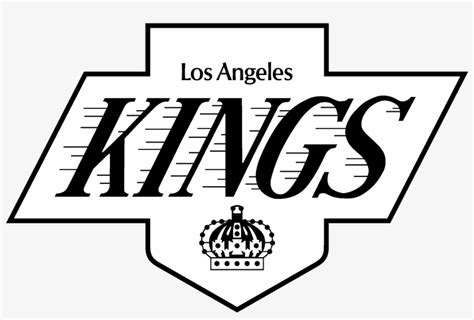 la kings logo black and white